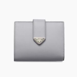 Prada Light Gray Women's Wallet